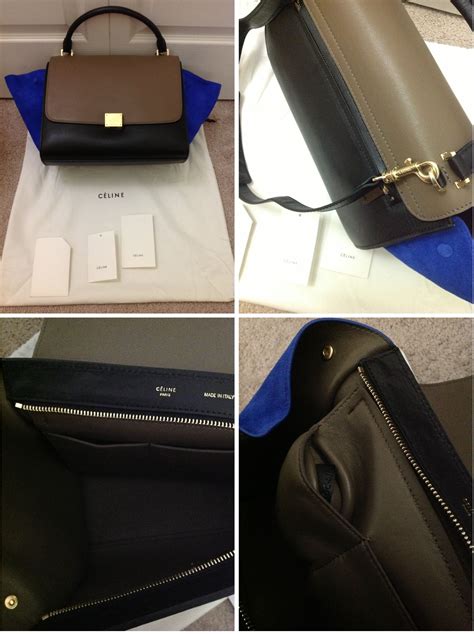 celine trapeze authentic vs fake|how to tell if your celine is real.